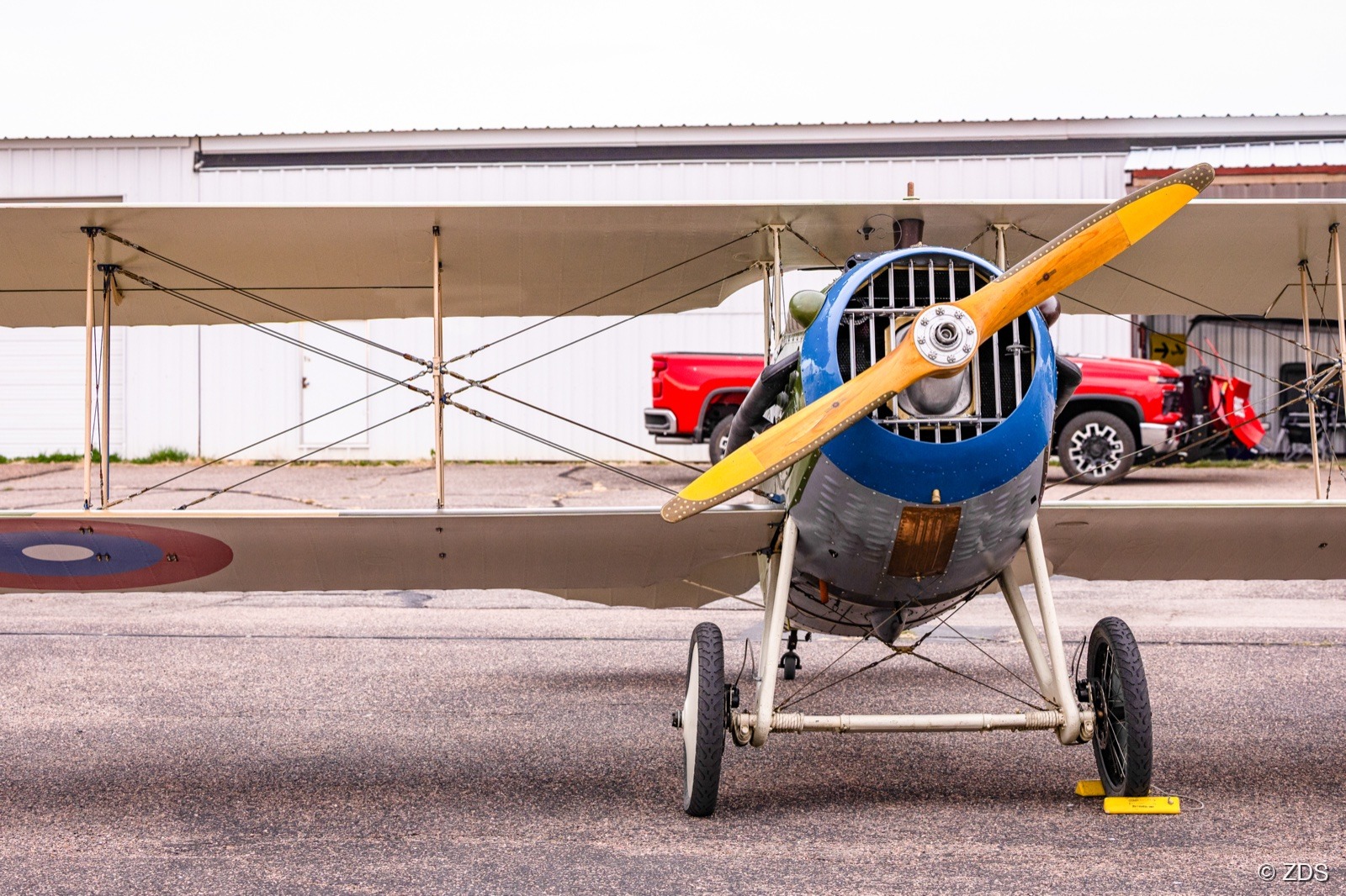 Warbird close-up at 18V